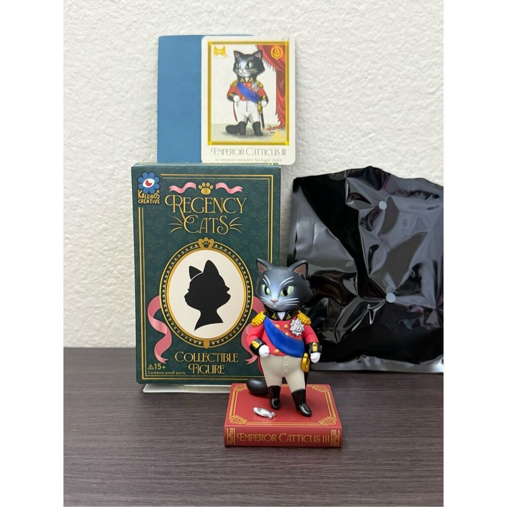 Kaleidos Creative Regency Cats Blind Box Figure CHASE - Emperor Catticus III - Picture 1 of 4
